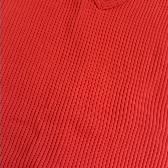 Orange Ribbed Bodysuit - Picture 3 of 5